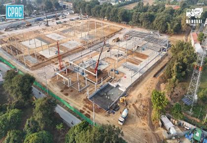 การก่อสร้างโครงการ ห้างค้าปลีก โฮมโปรxเมก้าโฮม