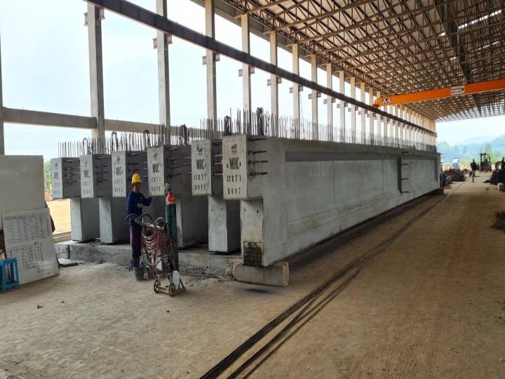 คานสะพานคอนกรีตอัดแรง I GIRDER  