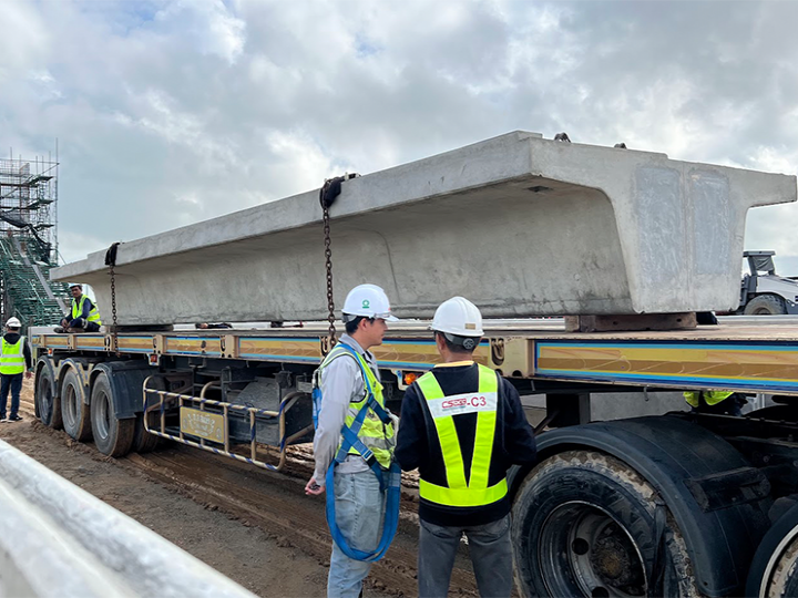 สะพานลอยคอนกรีตอัดแรง PLANK GIRDER AND GIRDER